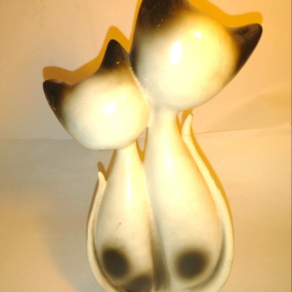Mid Century Vintage Siamese Kittens. Rare". - Picture 4 of 5
